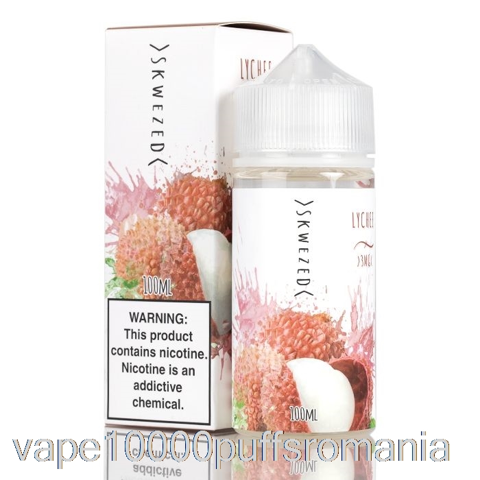 Vape Romania Lychee - E-lichid Skwezed - 100ml 6mg